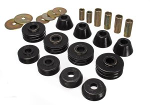 GMC Sierra Body Mounts - Energy Suspension - Performance Polyurethane - Black - `99-`06